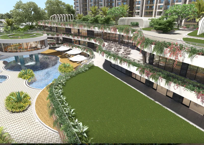 Rooftop & Exterior View 5 MICL Aaradhya Parkwood Luxury Landmark Architecture Phase - View 5